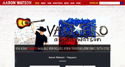 Desktop Screenshot of aaronwatson.com