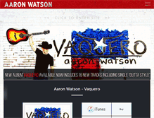 Tablet Screenshot of aaronwatson.com